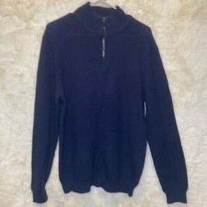 Kenneth Cole New York Blue Knit Sweater Size XL